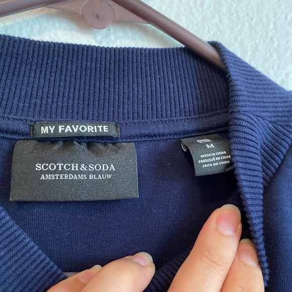 Scotch & Soda Navy Blue "My Favorite" Sweater - Picture 9 of 9